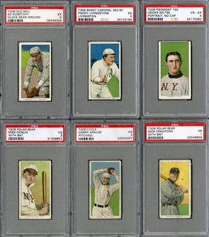 1909-11 T206 White Border Collection (15 Different) Including Crawford
